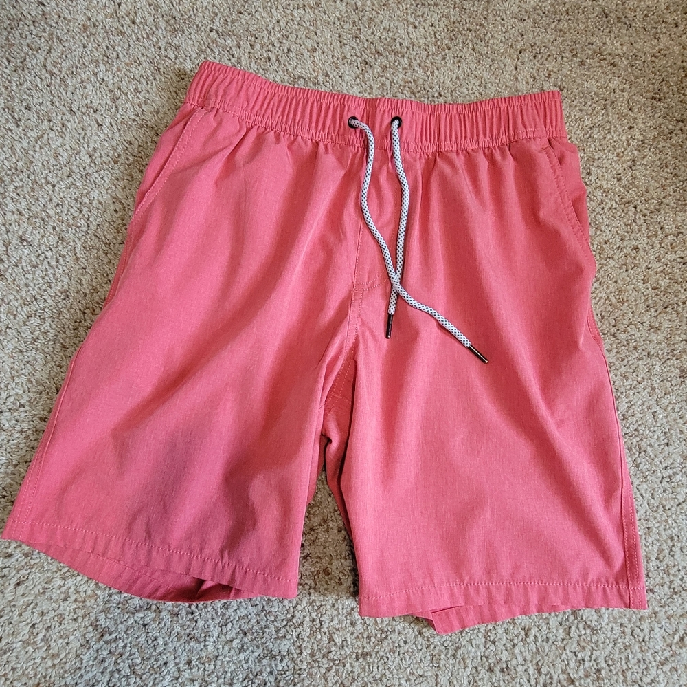 Departwest Men's Swim Trunks, Size Men's Small, Color Coral